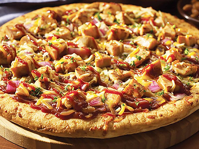 Large Mix Chicken Pizza