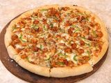 Chicken Alfredo With Mushroom Pizza