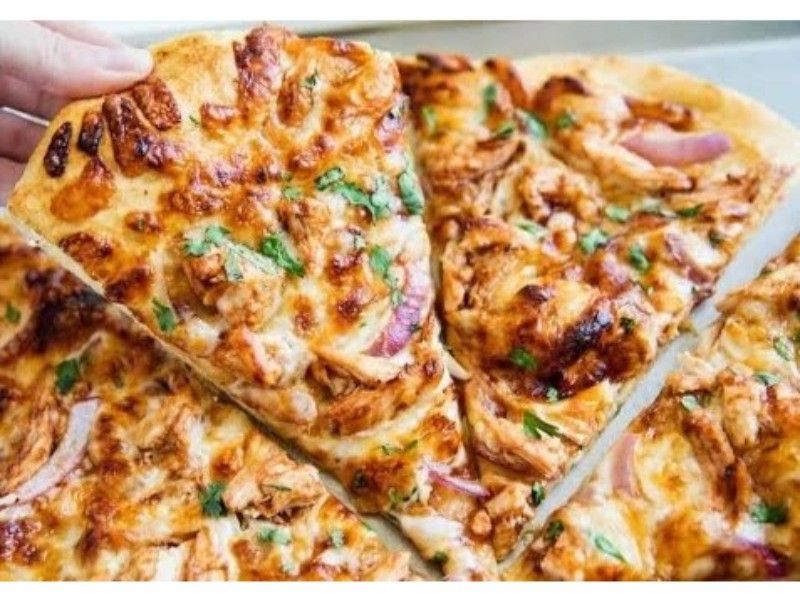 Diet Chicken Pizza