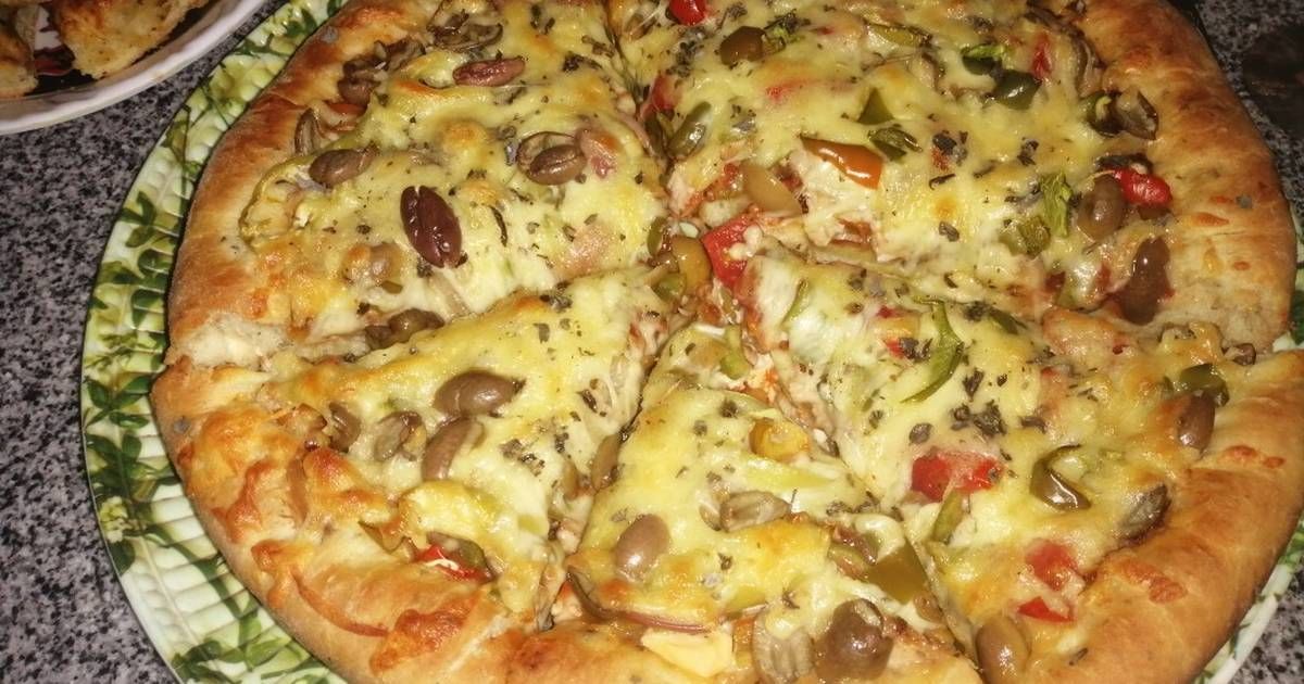 Chicken With Kiri Cheese Pizza