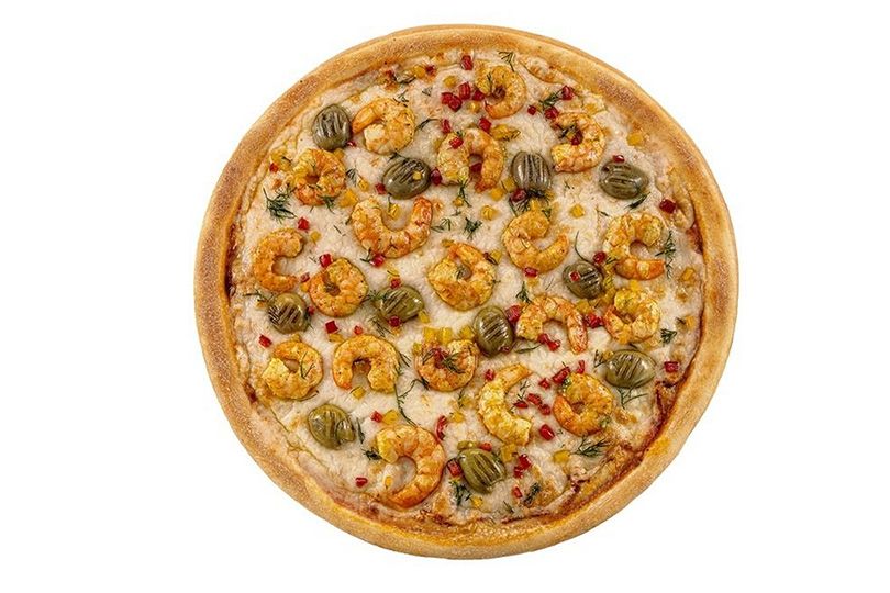 Ranch Seafood Pizza