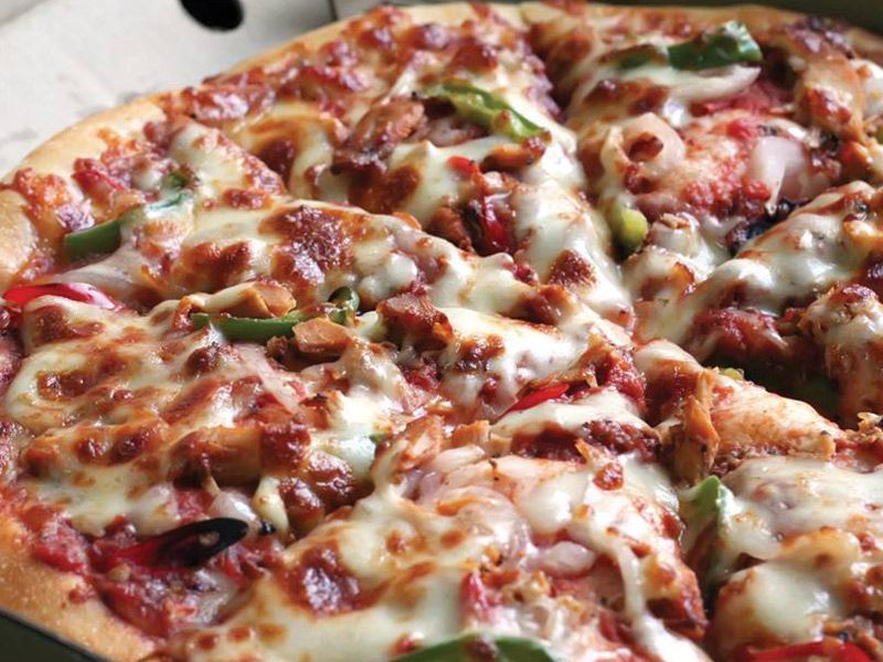 Oriental Sausage Pizza