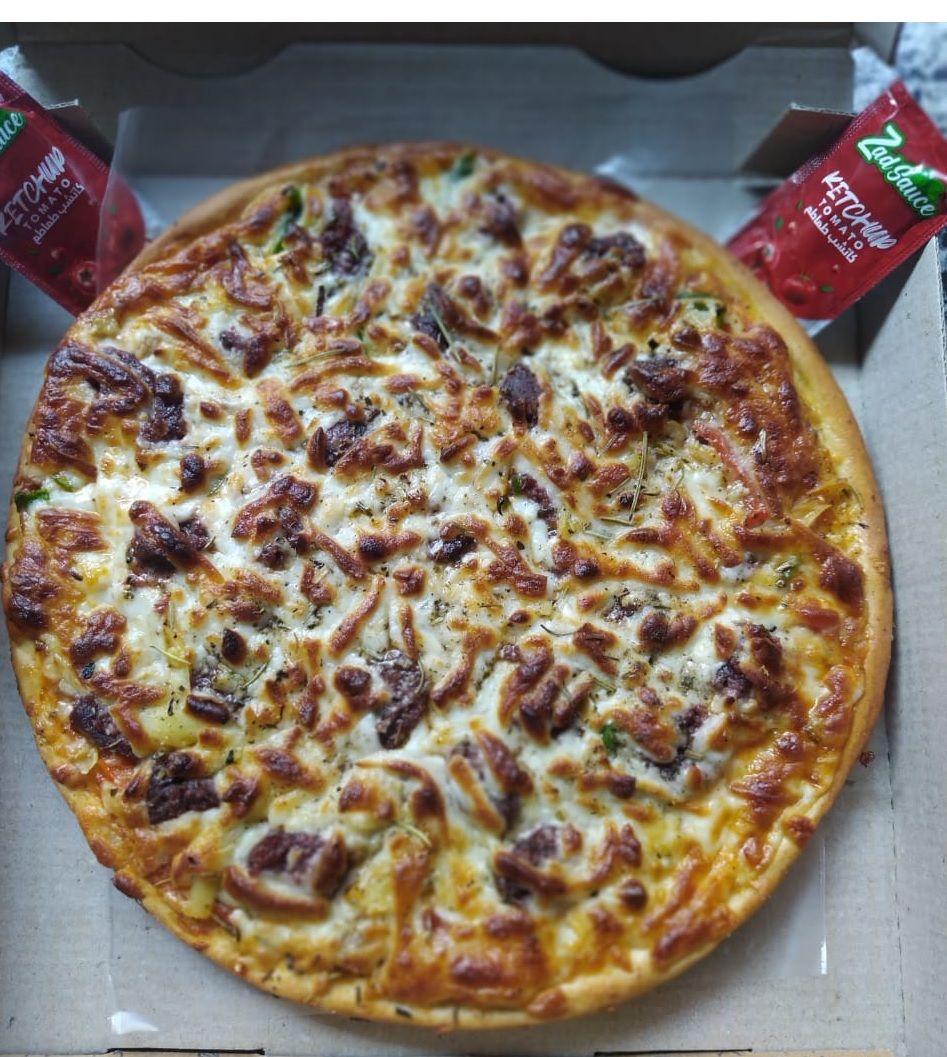 Oriental Sausage Pizza