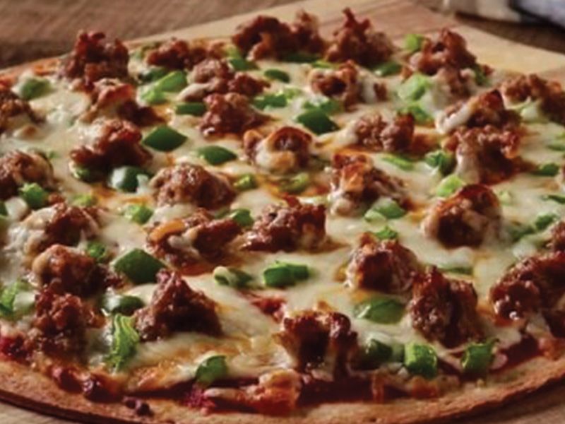 Oriental Sausage Pizza
