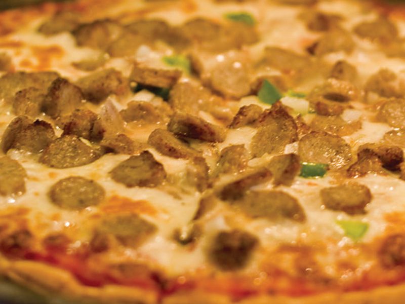 sausage pizza