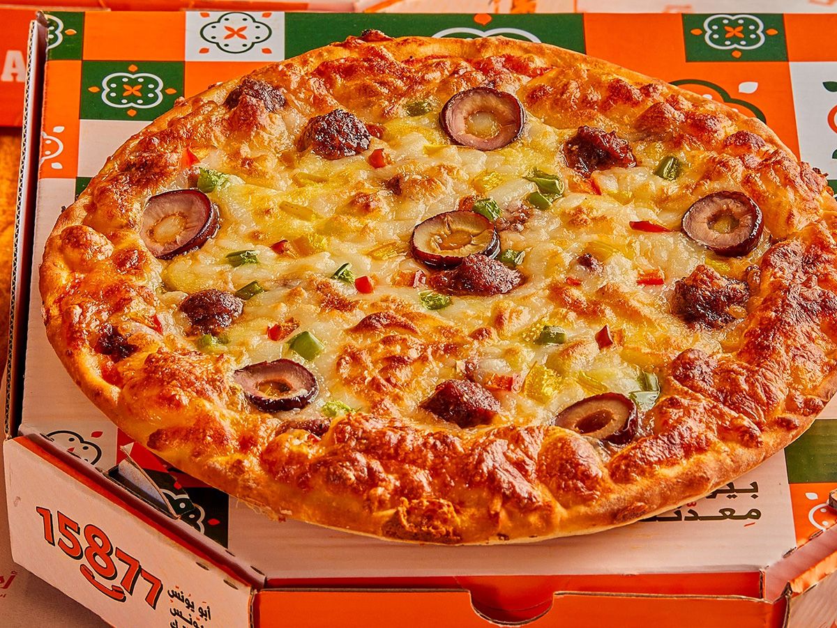 Sausages pizza