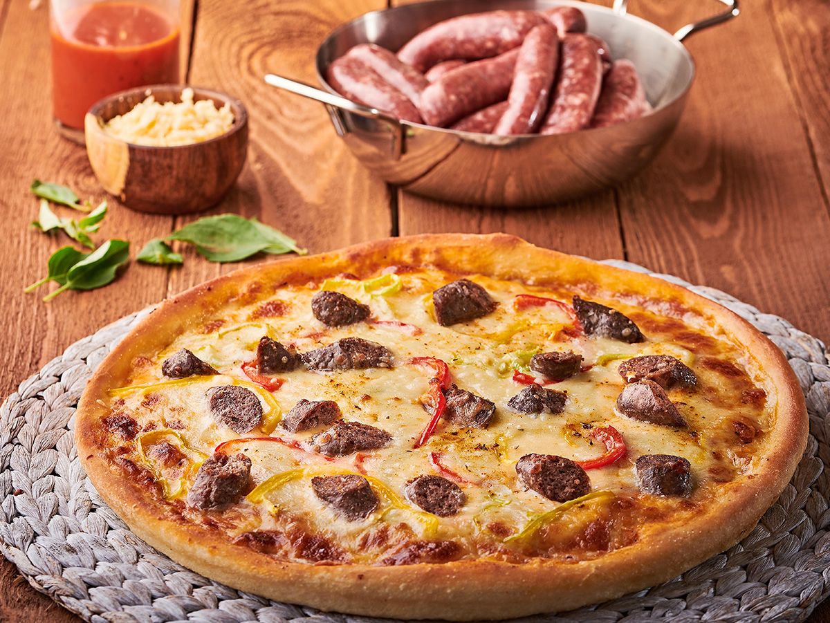 Sausage pizza