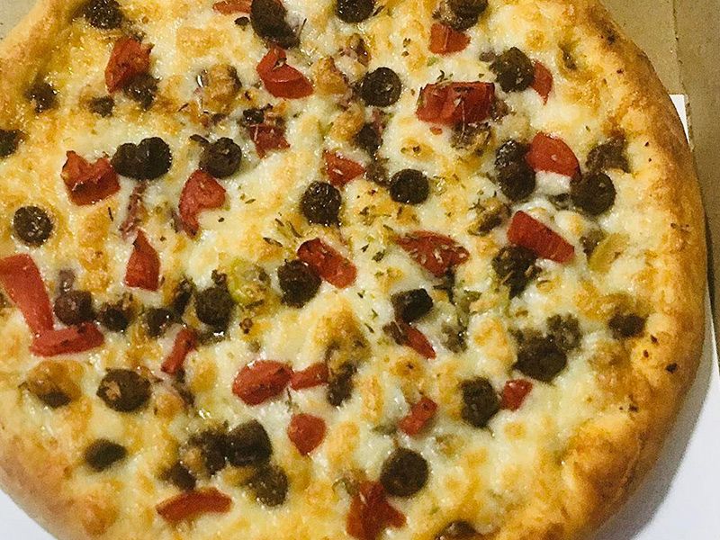 Oriental Sausage Pizza