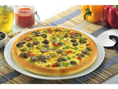 Oriental Sausage Pizza