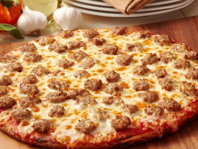 Oriental Sausage Pizza