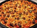 Oriental Sausage Pizza