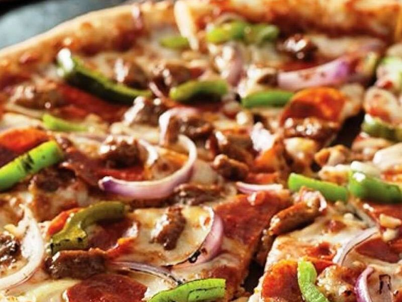 Oriental Sausage Pizza