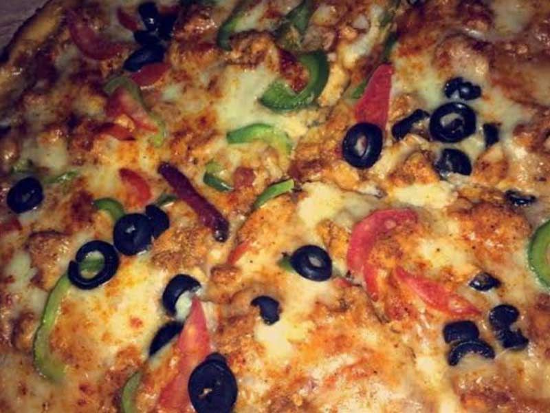 Oriental Sausage Pizza