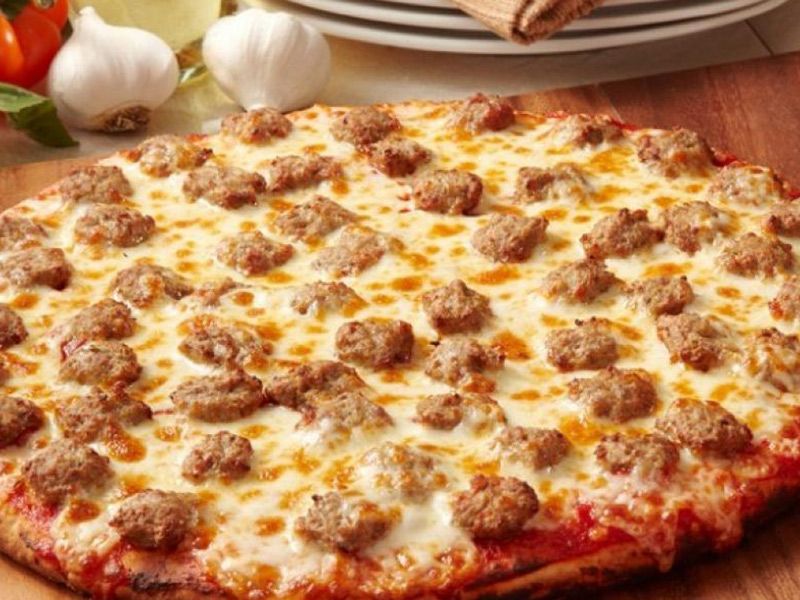 Oriental Sausage Oriental Pizza