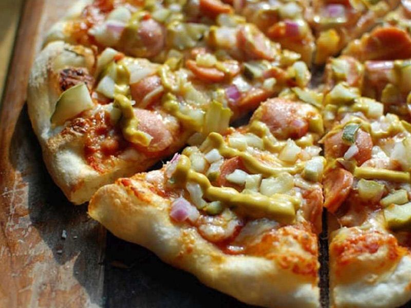 Oriental Sausage Pizza