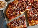 Italian sausage pizza