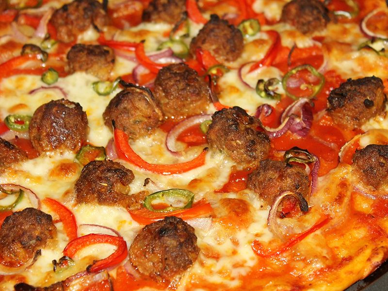 Sausage pizza