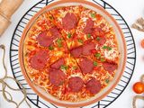 Baladi Oriental Sausage Pizza