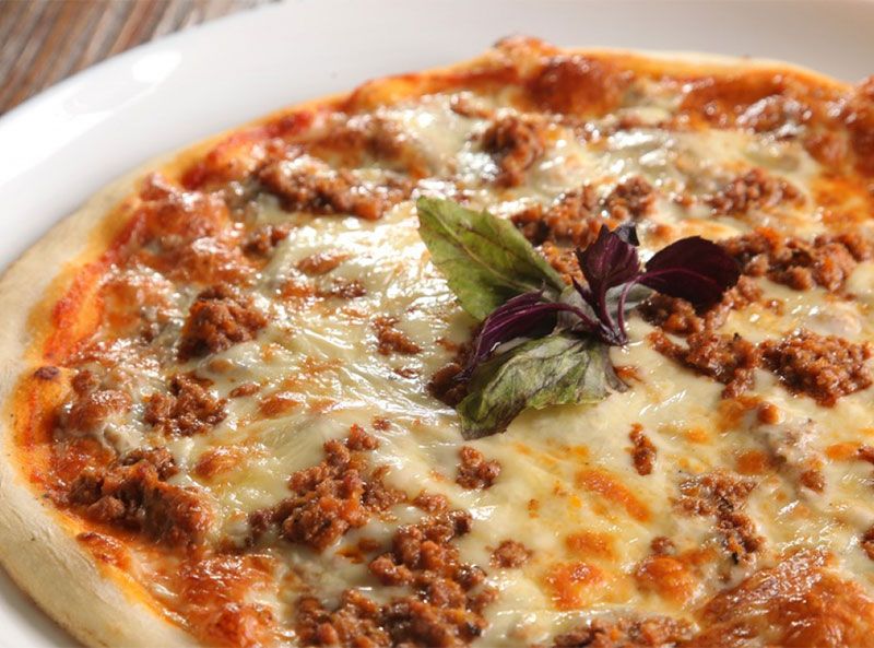 Baladi Oriental Sausage Pizza
