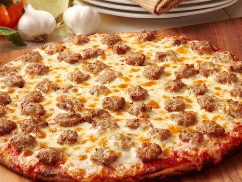 Baladi Oriental Sausage Pizza
