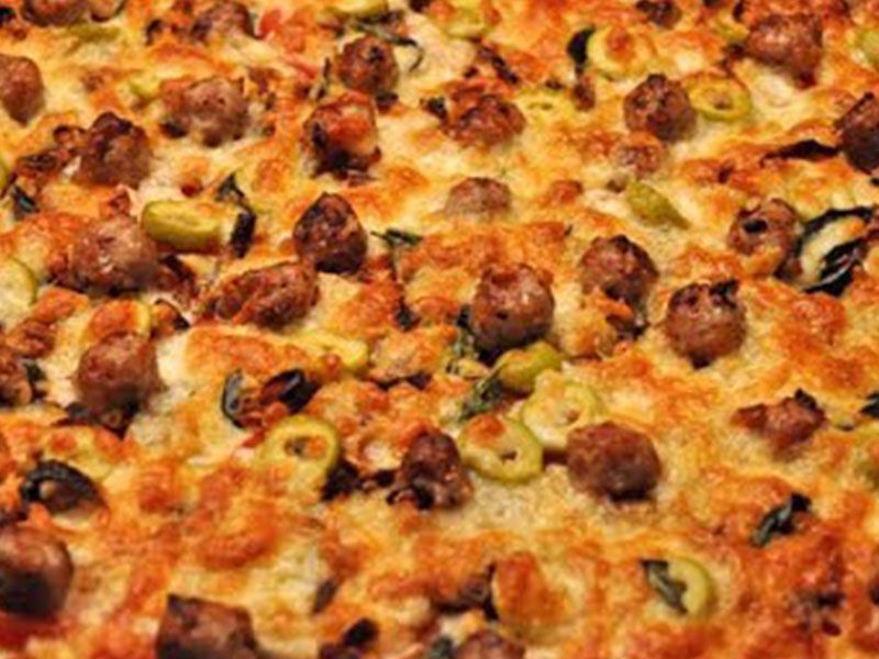 Baladi Sausage Pizza