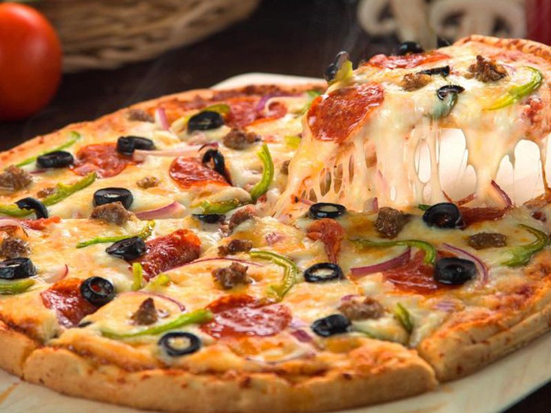 Oriental Sausage Oriental Pizza