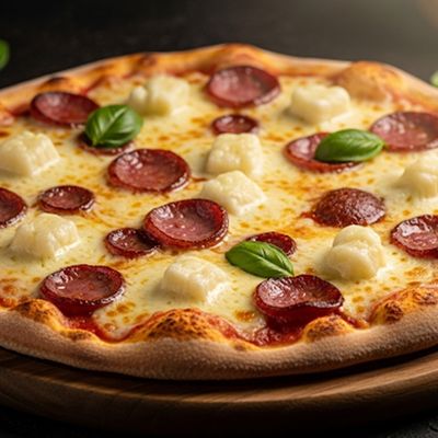 Baladi Sausage Pizza Oriental (Meats Section)