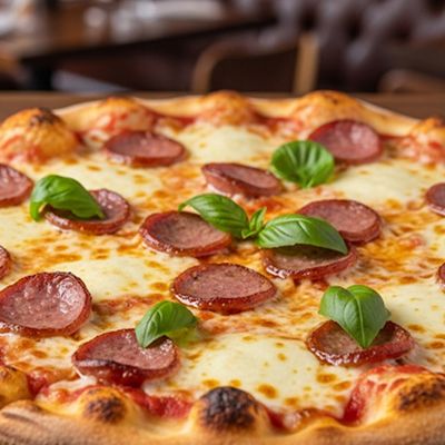 Cheese Sausage Pizza
