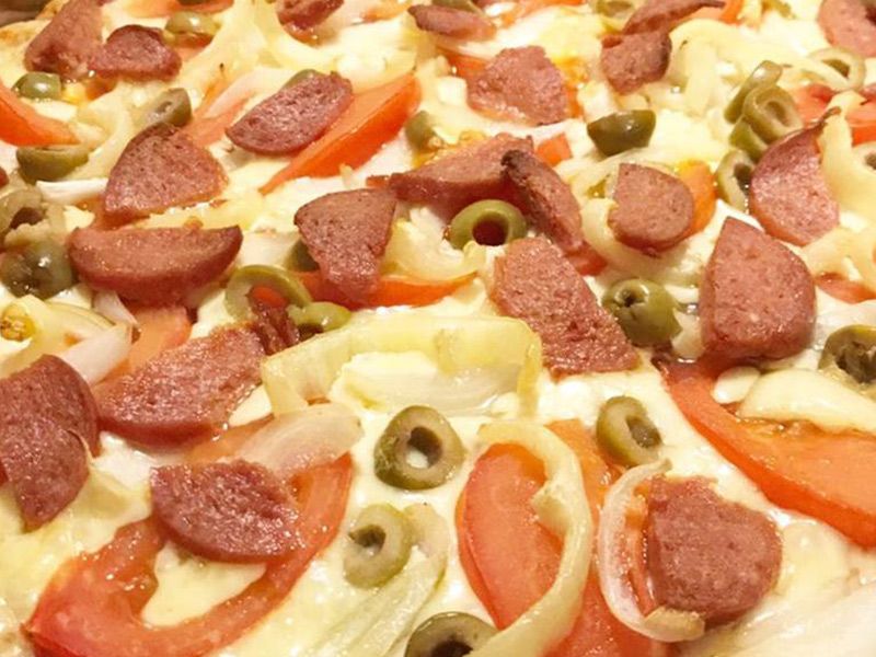Sausage Oriental Pizza