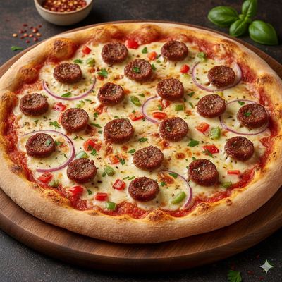 Sausage Oriental Pizza
