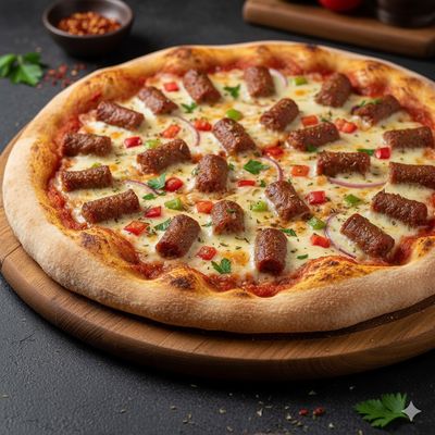 Smoked Sausage Oriental Pizza