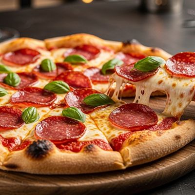Salami Pizza Italian