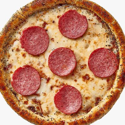 Italian salami pizza