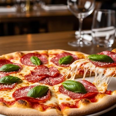 Salami Pizza Oriental