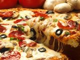 Salami Pizza