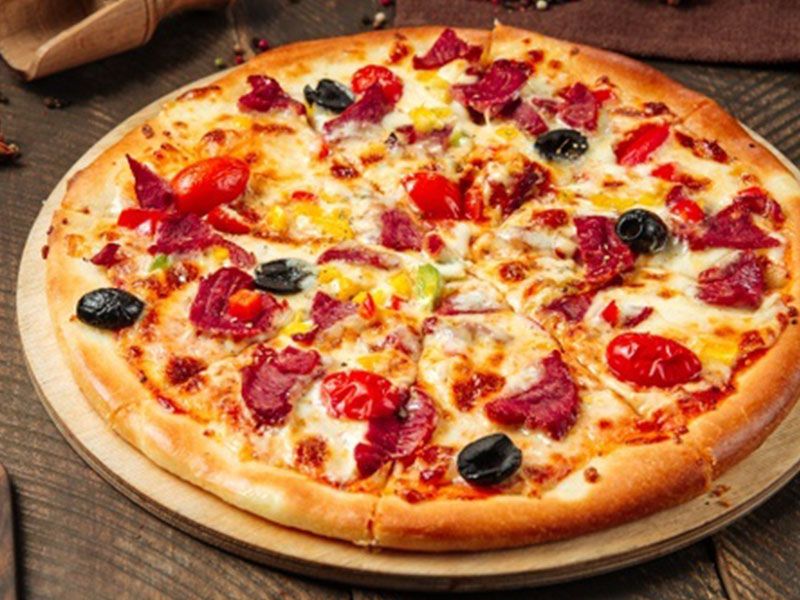 Smoked Beef Pizza