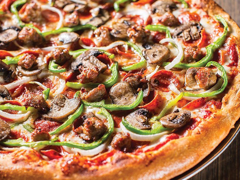 Smoke Turkey Pizza