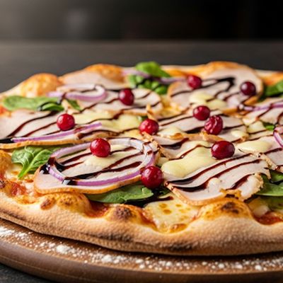 Smoke Turkey Pizza