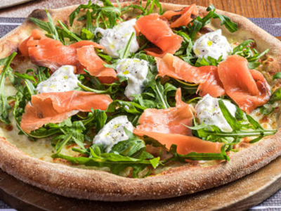 Smoked Salmon Pizza