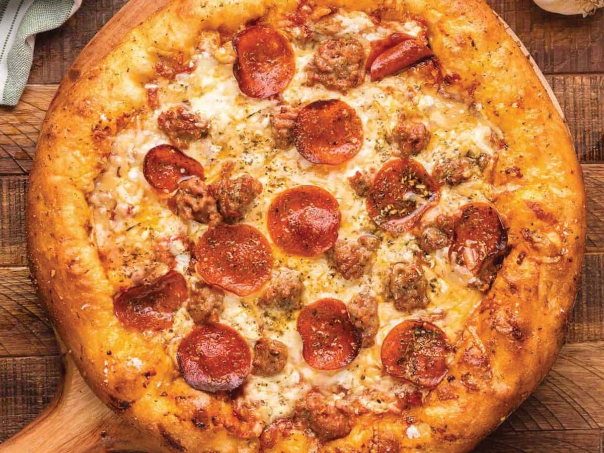 Smoked pizza