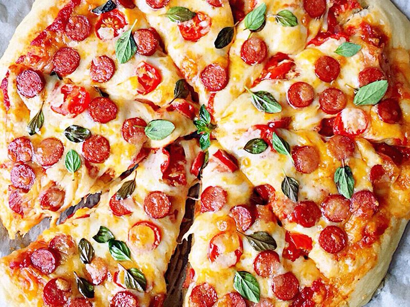 Smoked Turkey Pizza
