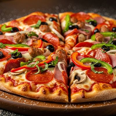 Super Supreme Pizza Oriental