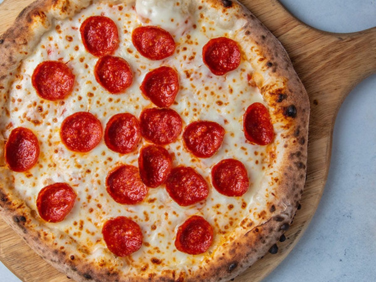Hot dog pizza