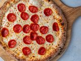 Hot dog pizza