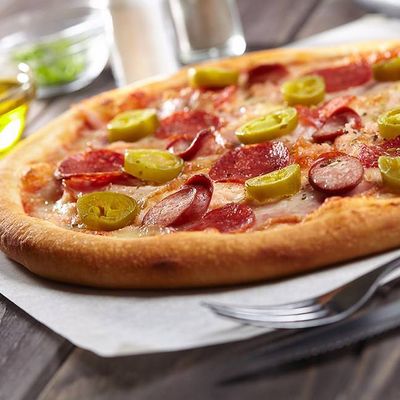 Hot Dog pizza