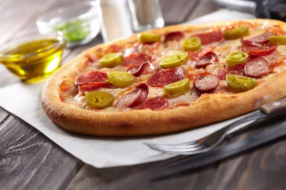 Oriental Sausage Pizza