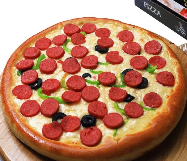 Hot Dog Saj Pizza