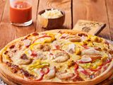 Italian seafood pizza