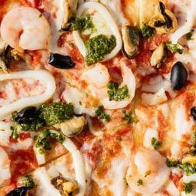 Italian Sea fruit pizza