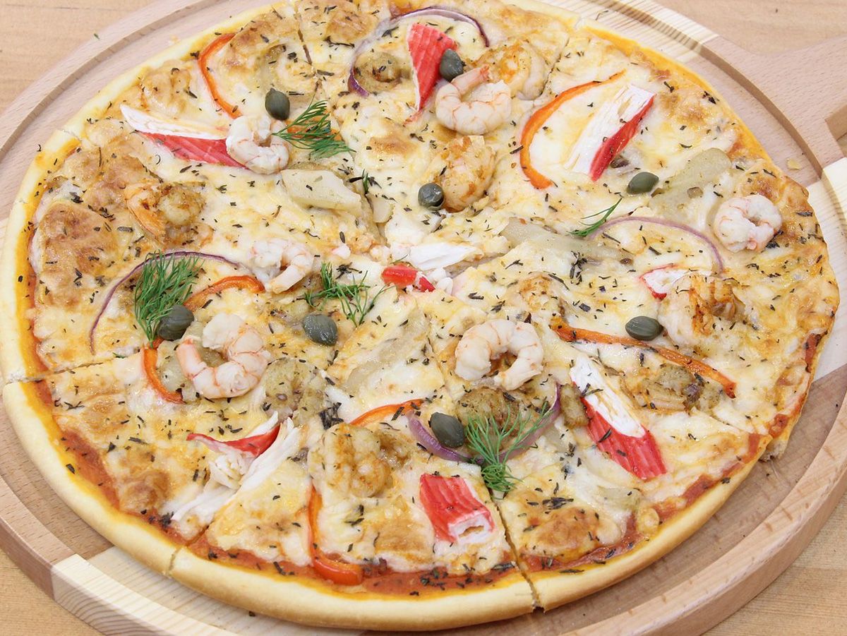 Seafood Italian Pizza